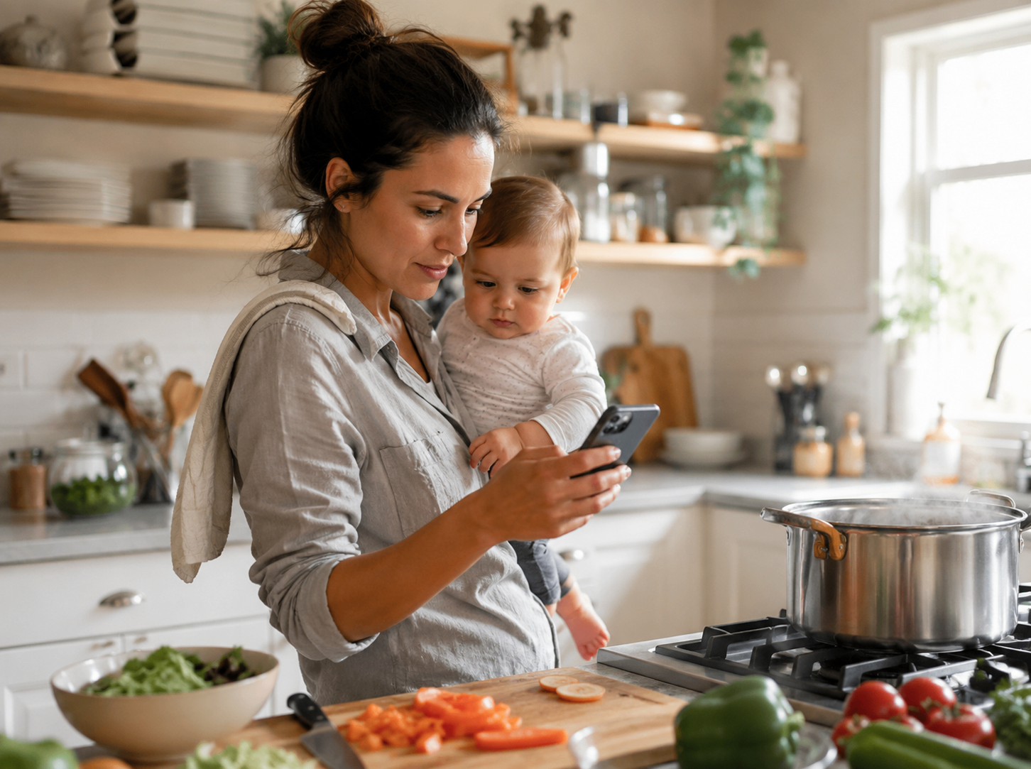 Falta tempo para procurar receitas confiáveis.