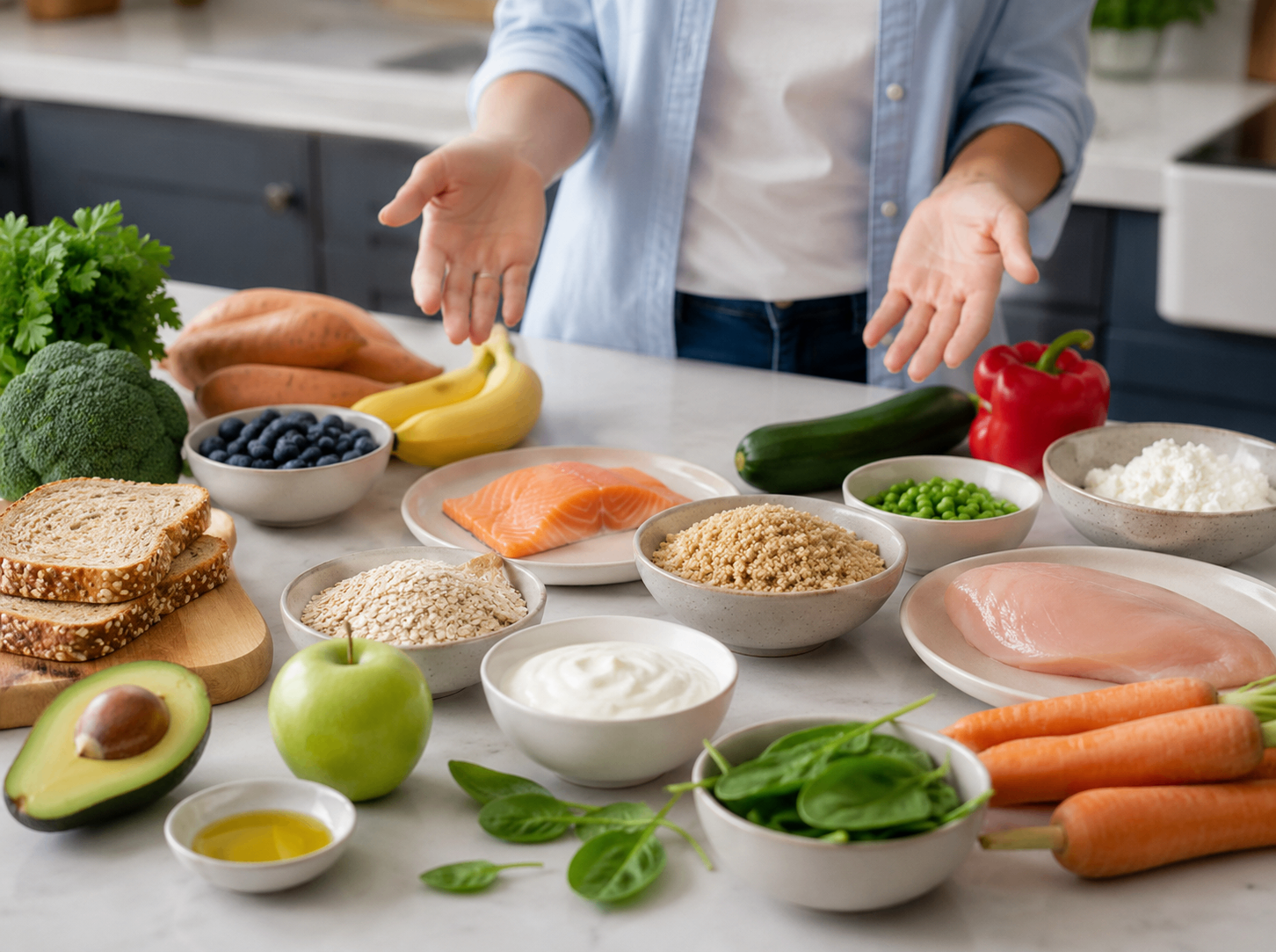 Você compra alimentos, mas não sabe como transformá-los em refeições.
