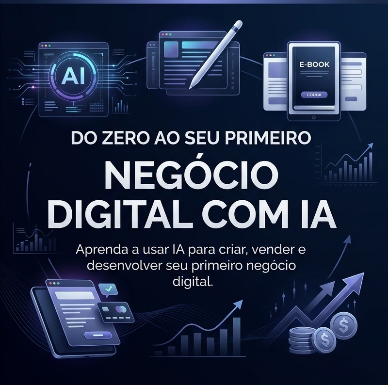 Do zero ao seu primeiro negócio digital com IA - Imagem do produto