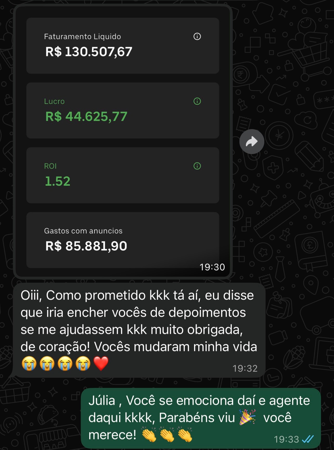 Homem celebrando o sucesso