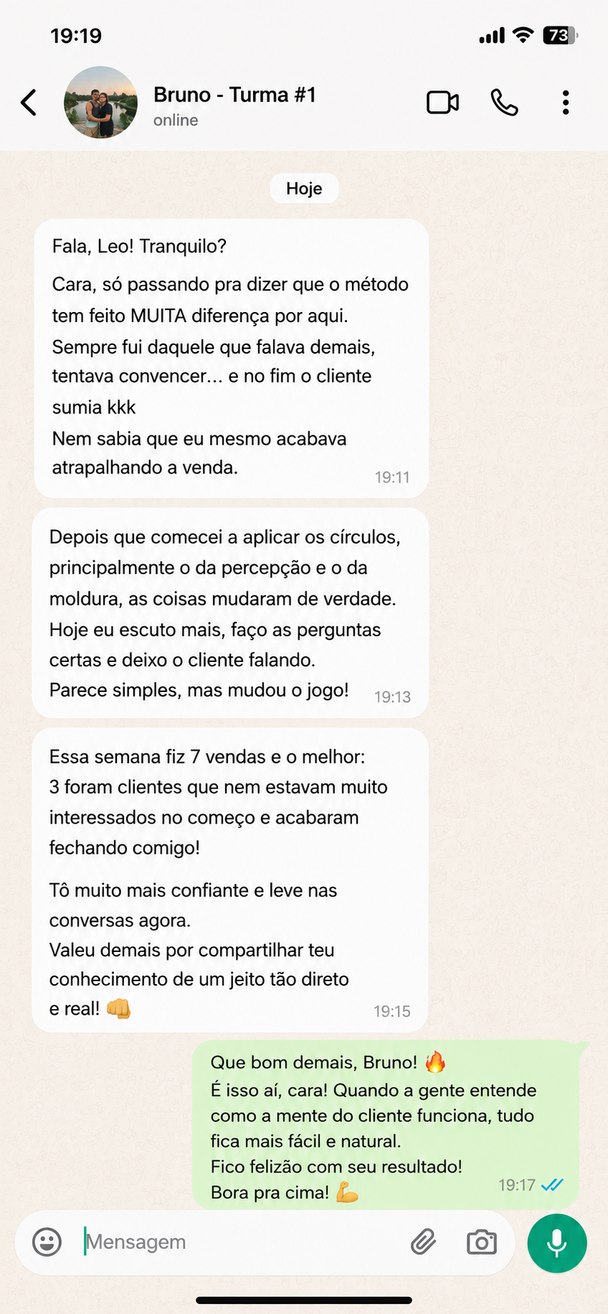 Print de resultado de aluno - análise de vendas