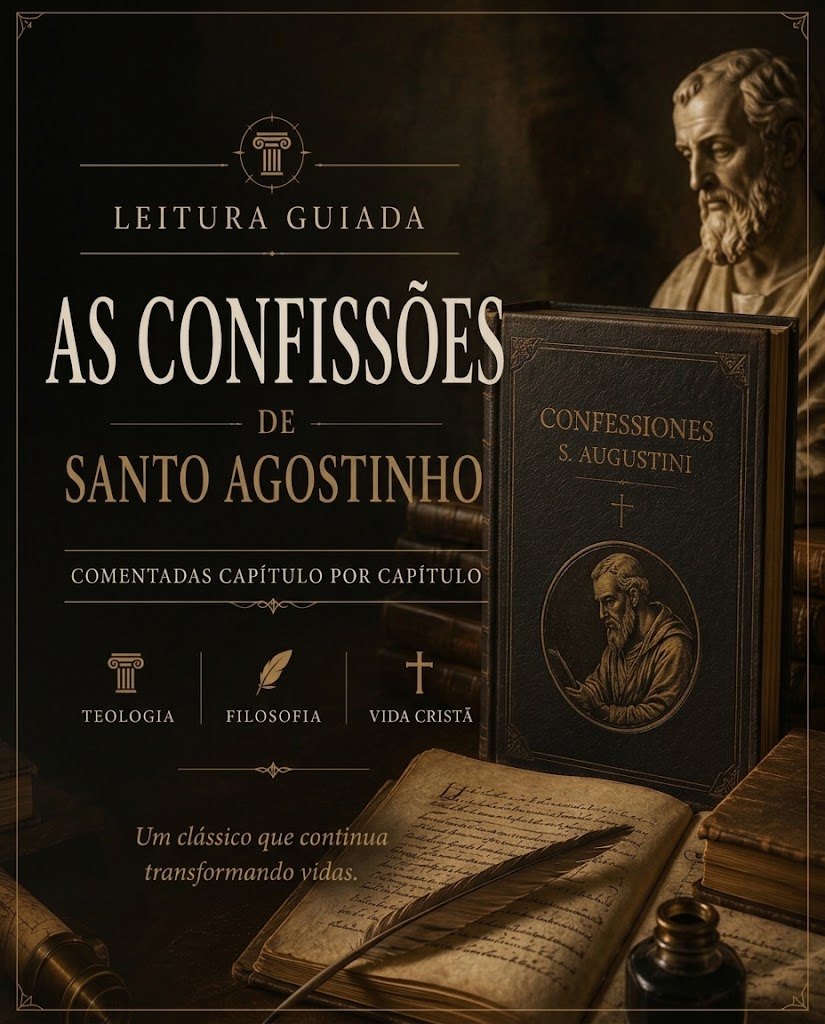 Capa do Curso Leitura Guiada das Confissões de Agostinho
