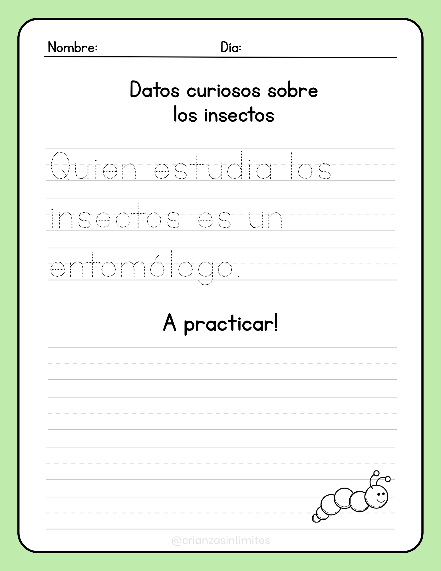 Ficha del Reino Animal