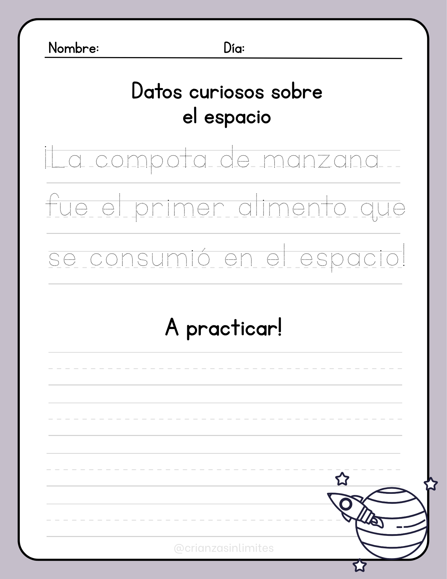 Ficha del Espacio