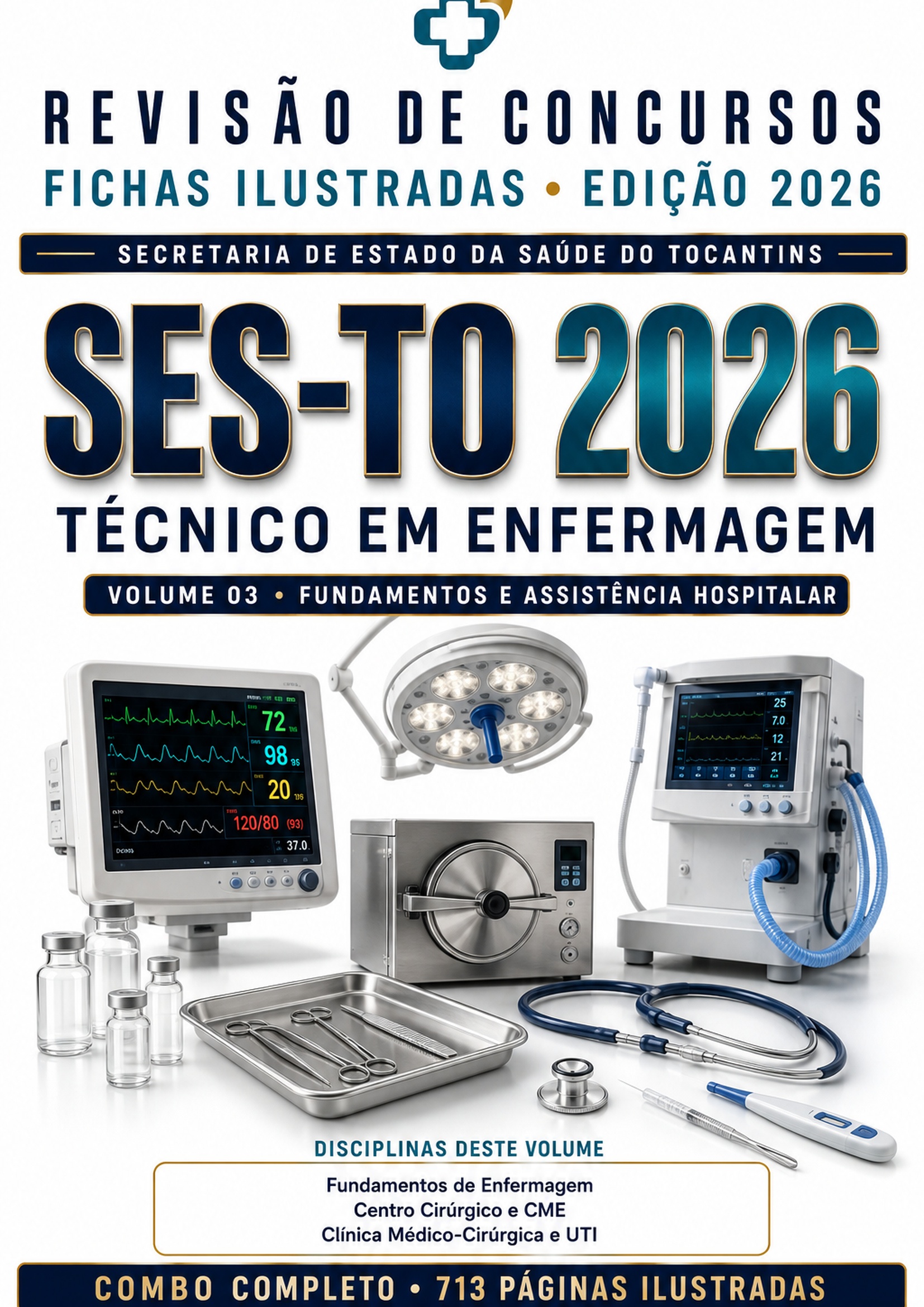 SES-TO 2026 — Volume 3 — Fundamentos e assistência hospitalar