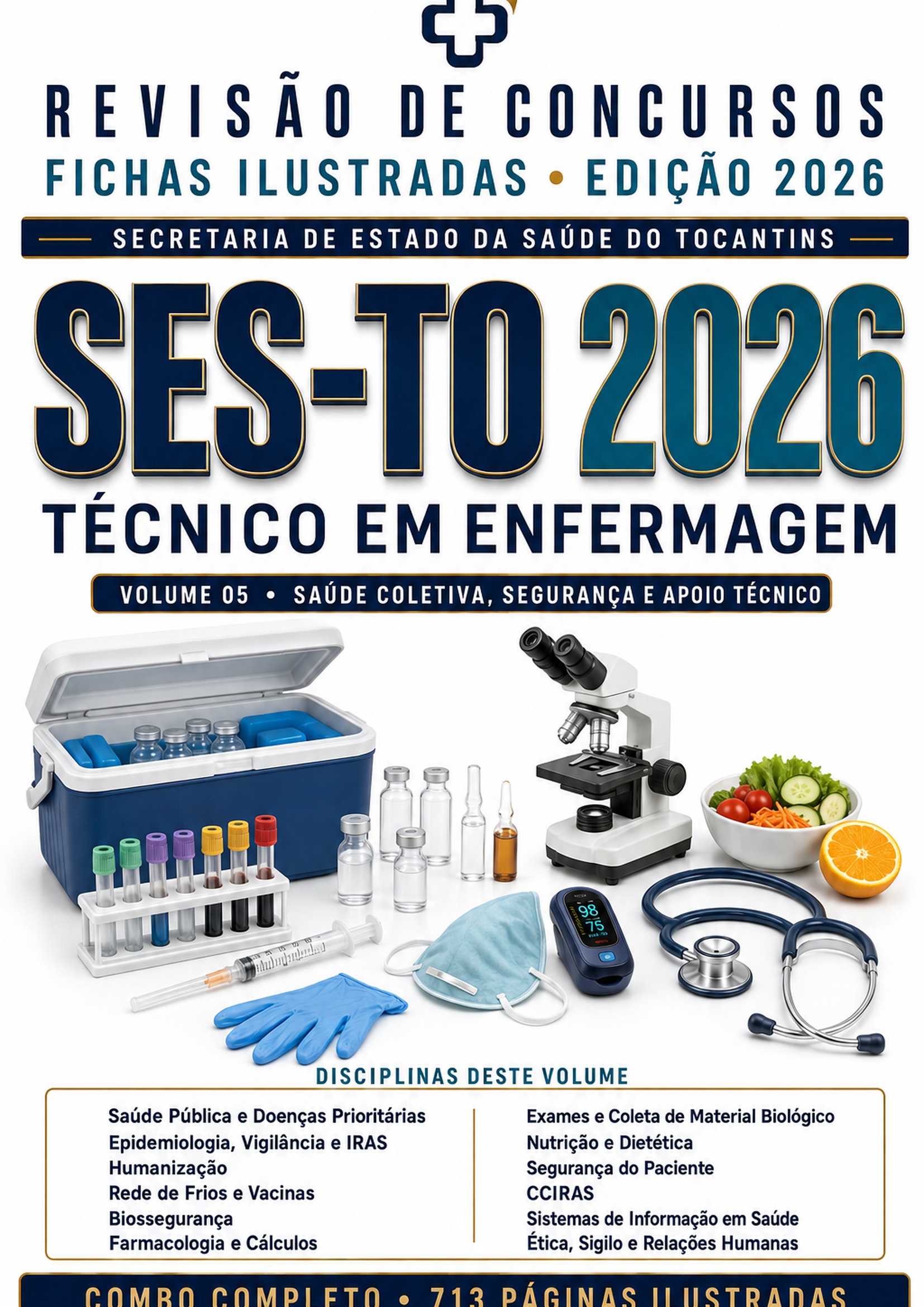 SES-TO 2026 — Volume 5 — Saúde coletiva, segurança e apoio técnico