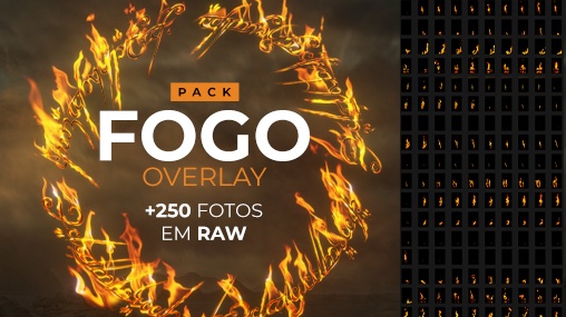 Pack Fogo Overlay +250 RAW