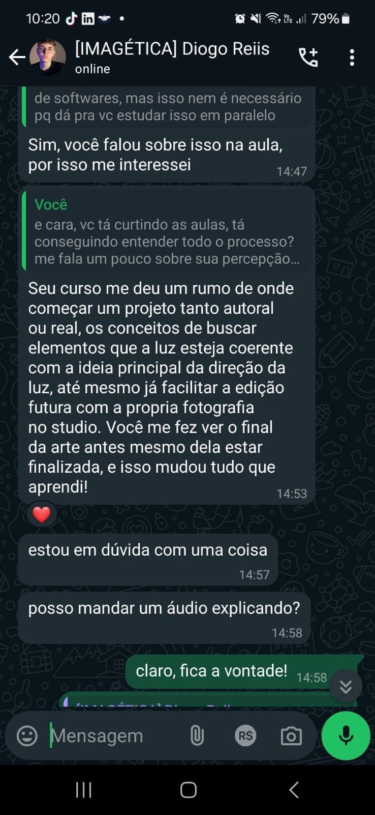 Print WhatsApp Diogo Reis