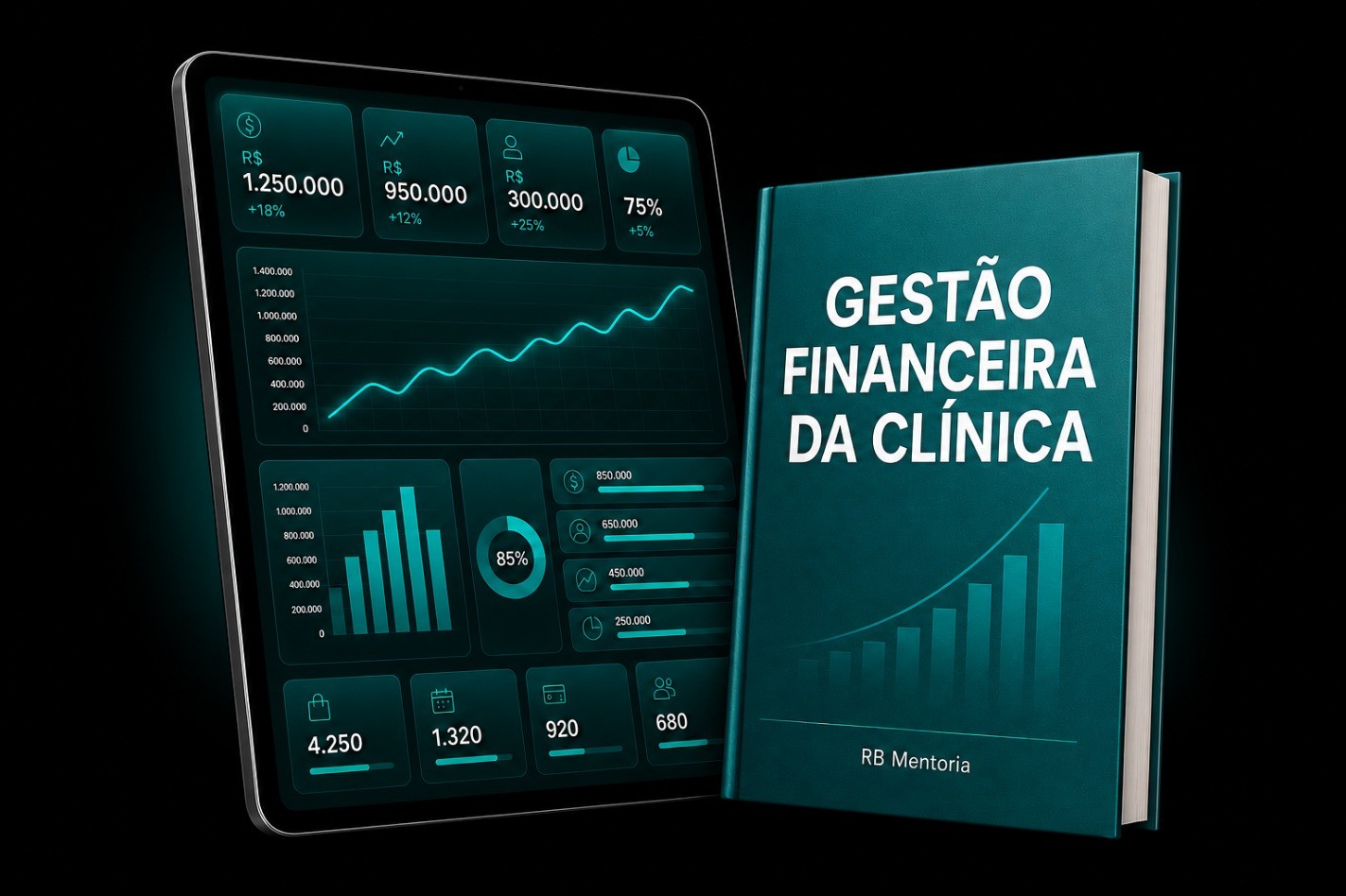 Capa Diagnóstico Financeiro para Clínicas de Estética