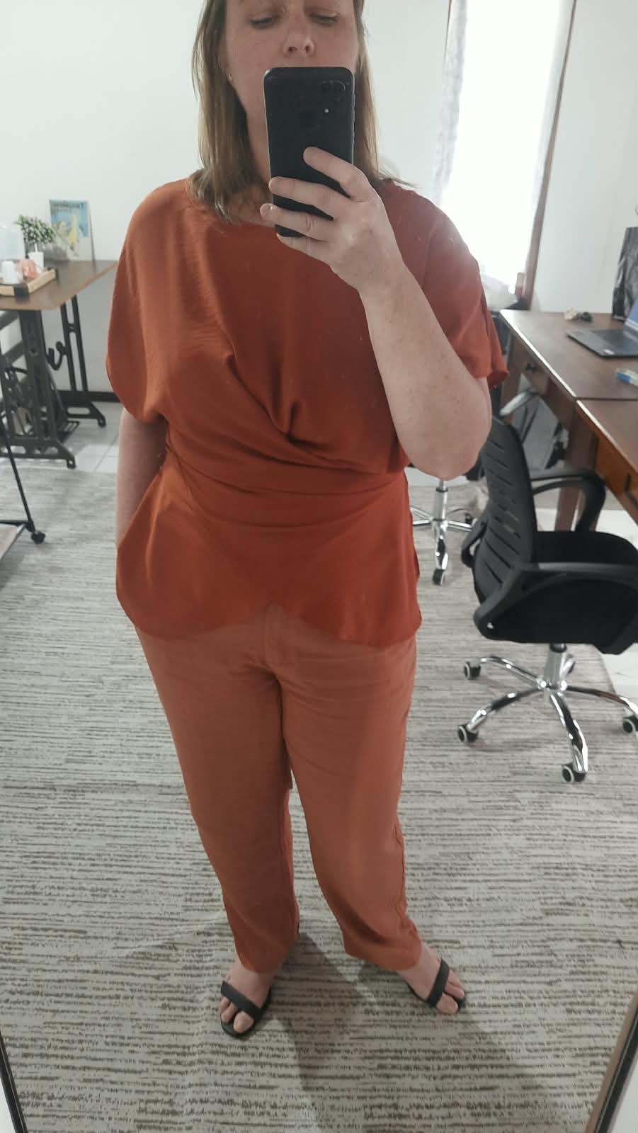Vestido Camila em pessoa real
