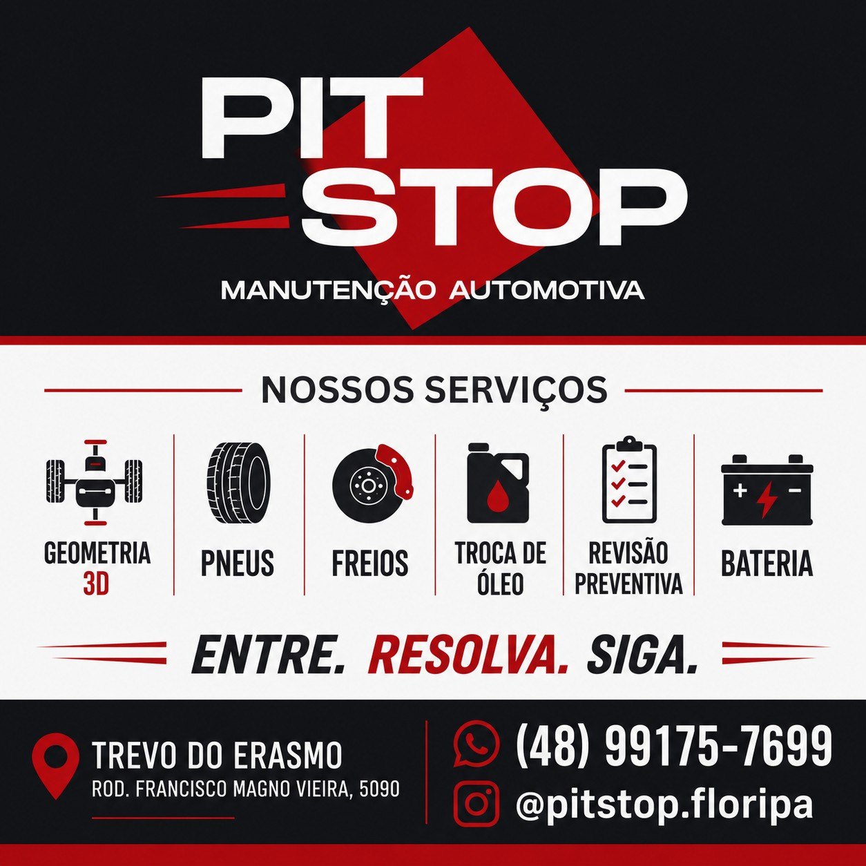 Oficina mecânica Pit Stop em Florianópolis