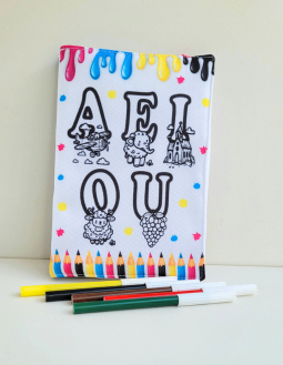Livro de Colorir - AEIOU