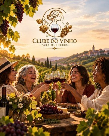 Taça de vinho elegante