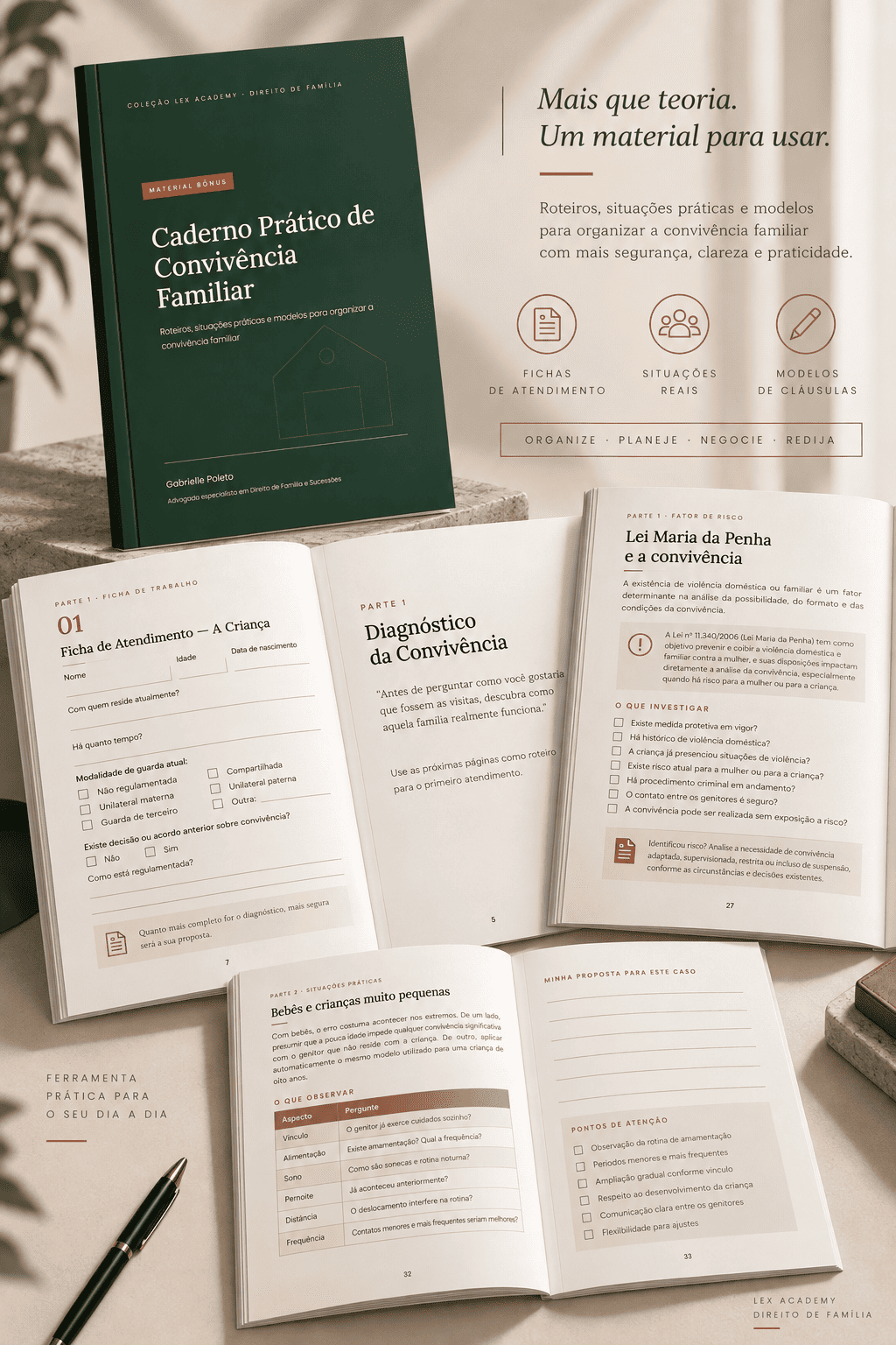 Ficha de Atendimento do Caderno Prático de Convivência Familiar