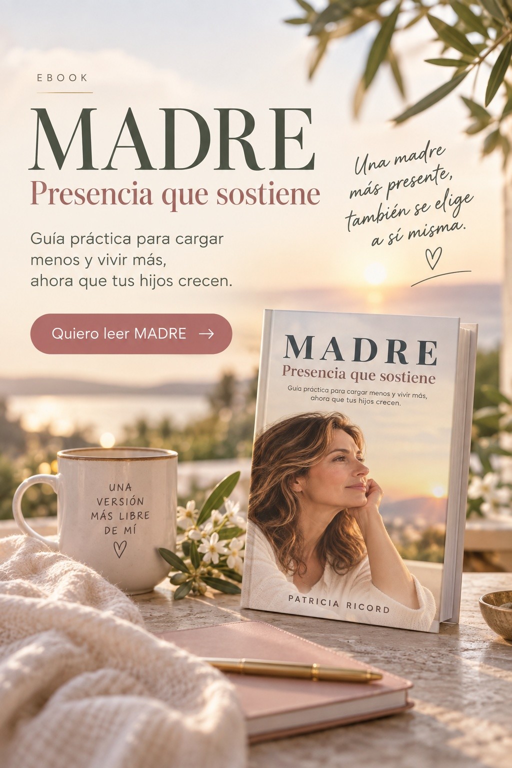 Portada oficial del ebook MADRE: Presencia que sostiene