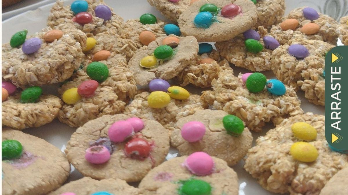 Cookies com M&Ms
