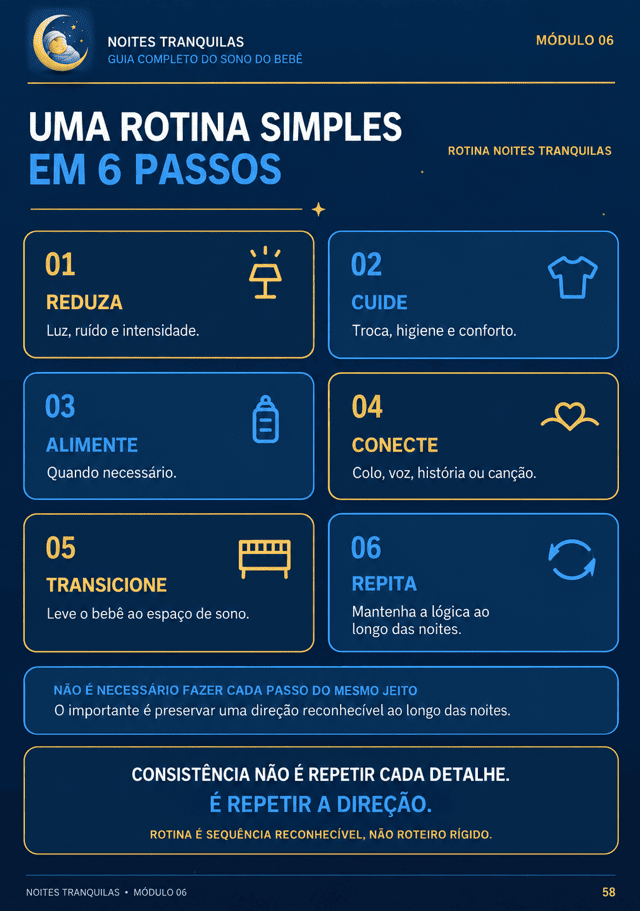 Uma rotina simples em 6 passos