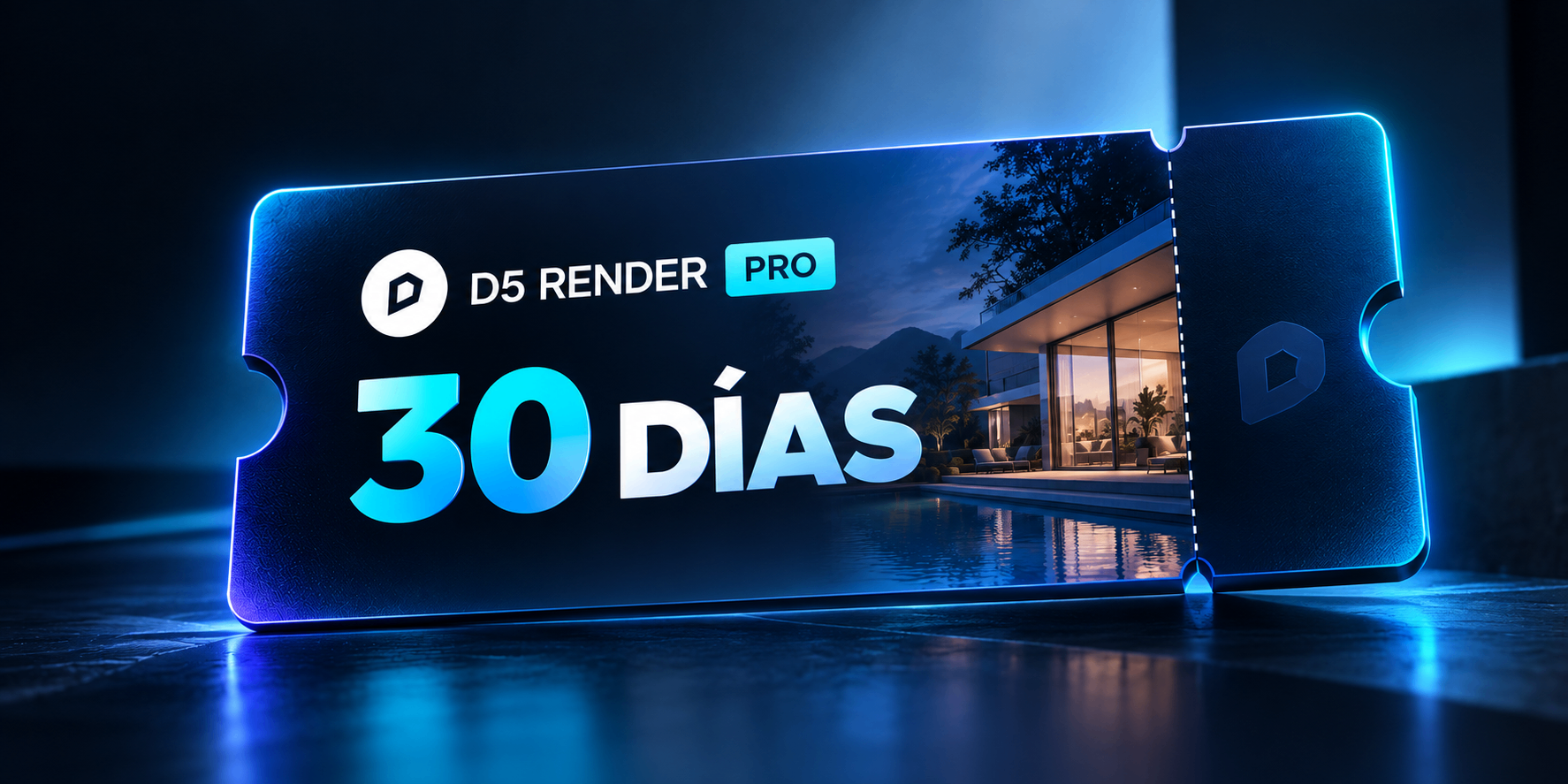 Cupón D5 Render Pro 30 Días