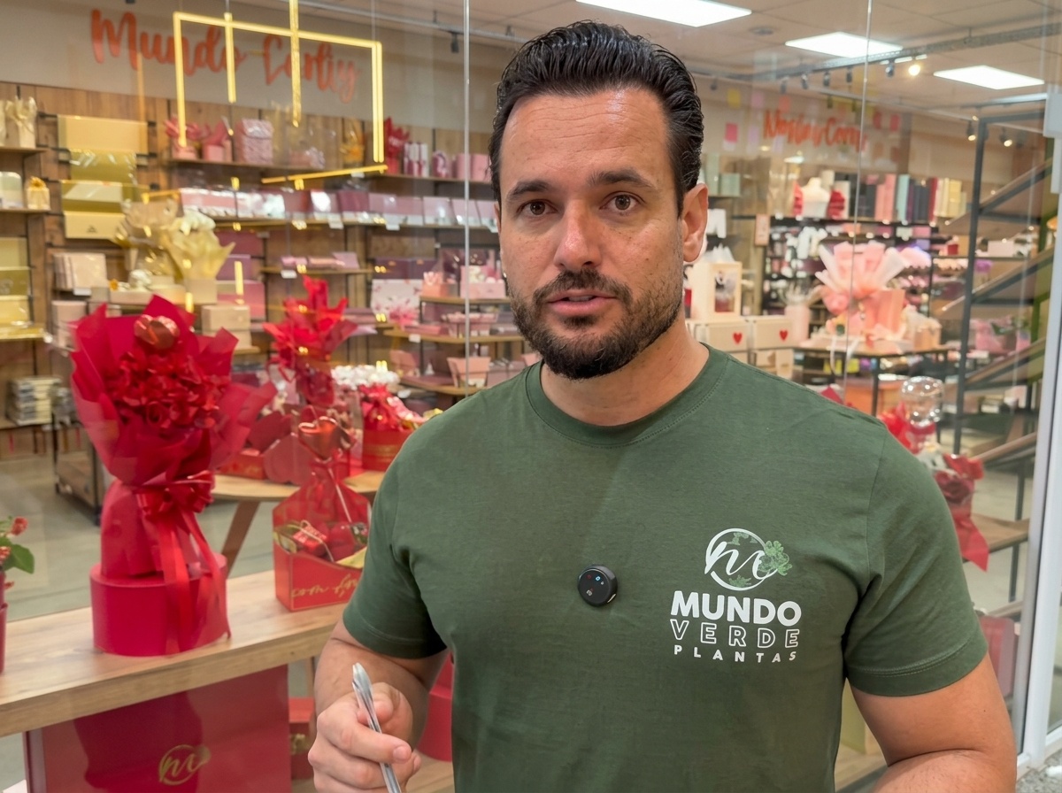 Mudas e vasos de plantas