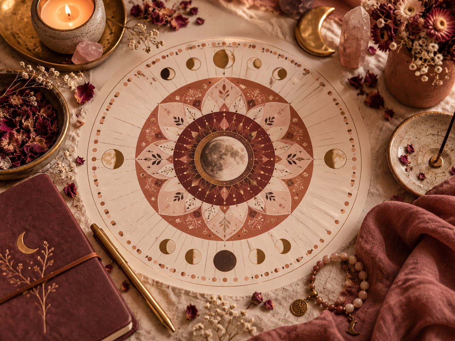 Mandala Lunar - Prática de Autoobservação