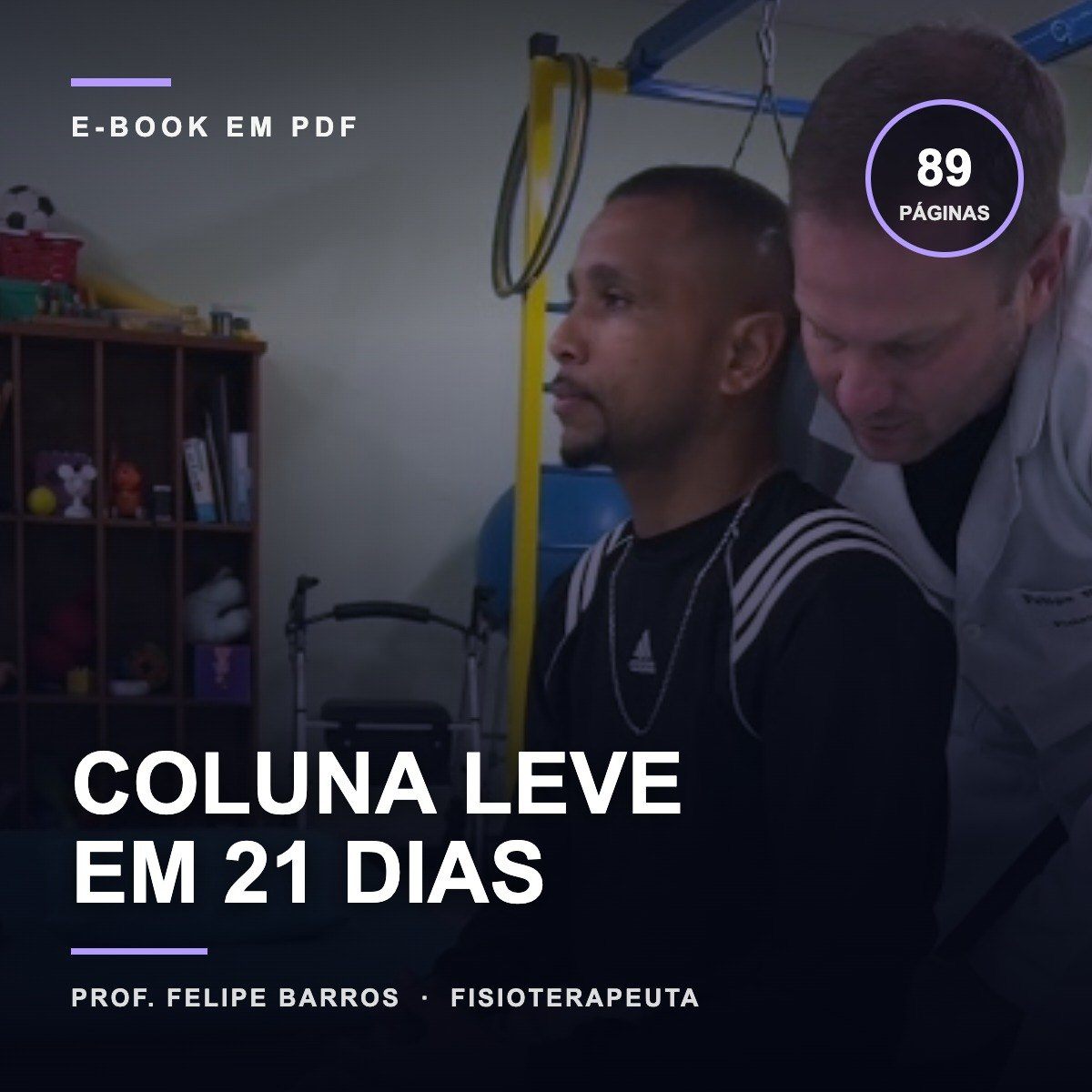 Capa E-book Coluna Leve em 21 Dias