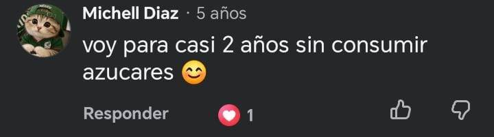 Testimonio real de Michell Diaz: casi 2 años sin consumir azúcares