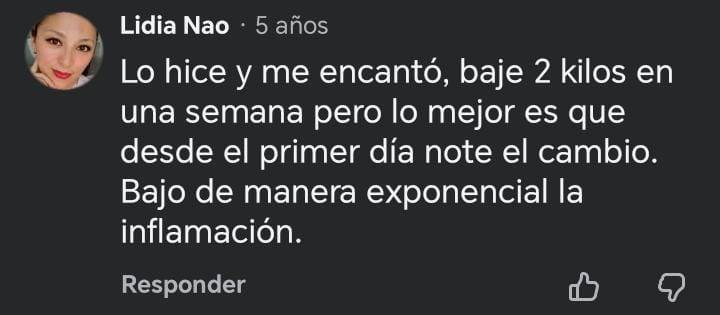 Testimonio real de Lidia Nao: bajó 2 kilos en una semana y notó el cambio desde el primer día