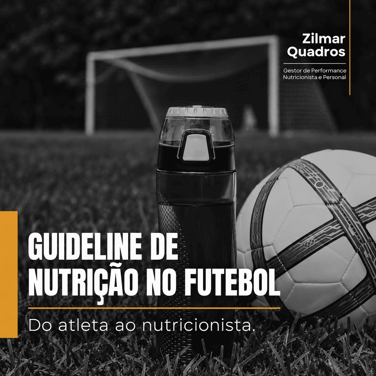 Capa do Guideline de Nutrição no Futebol