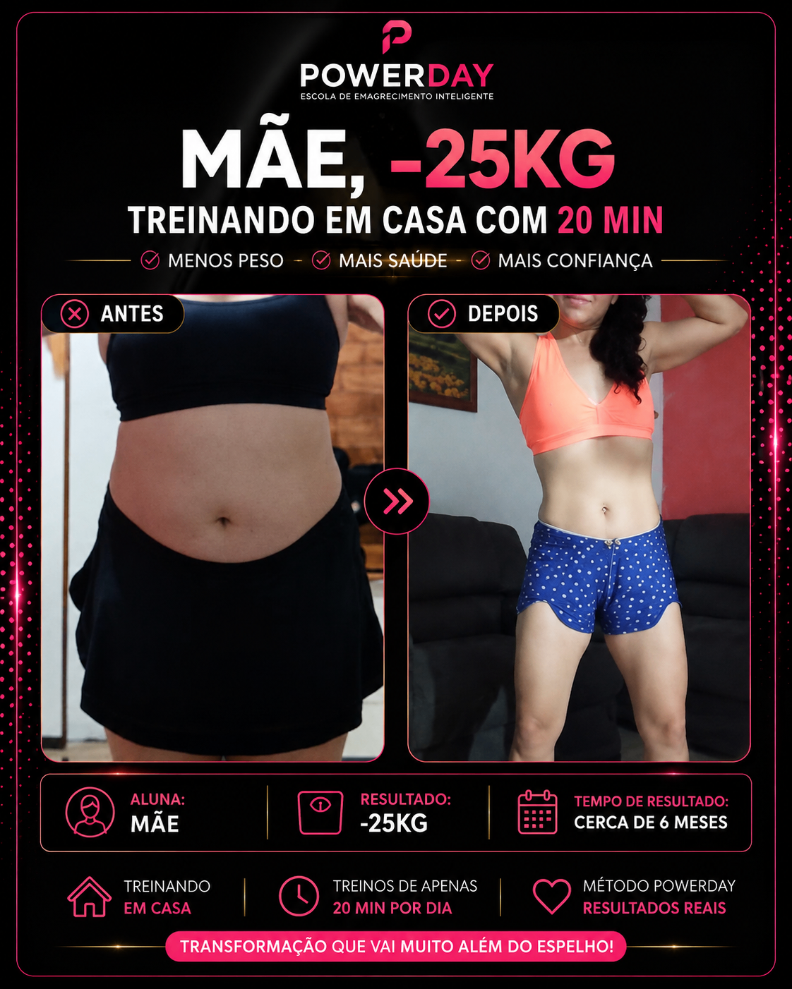 Resultado aluna PowerDay