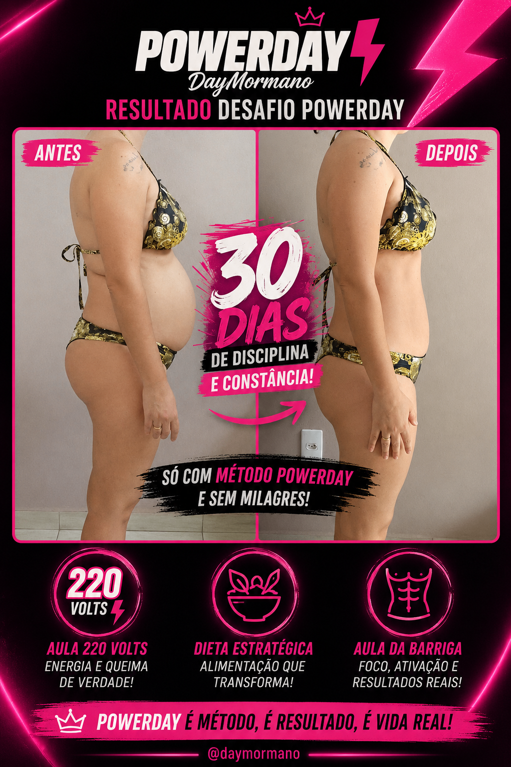 Resultado aluna PowerDay