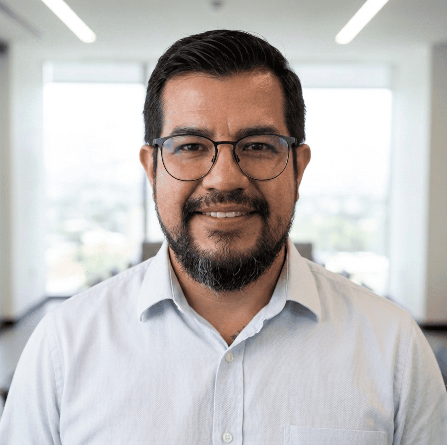 Foto de Walther Fahbián, autor do livro.