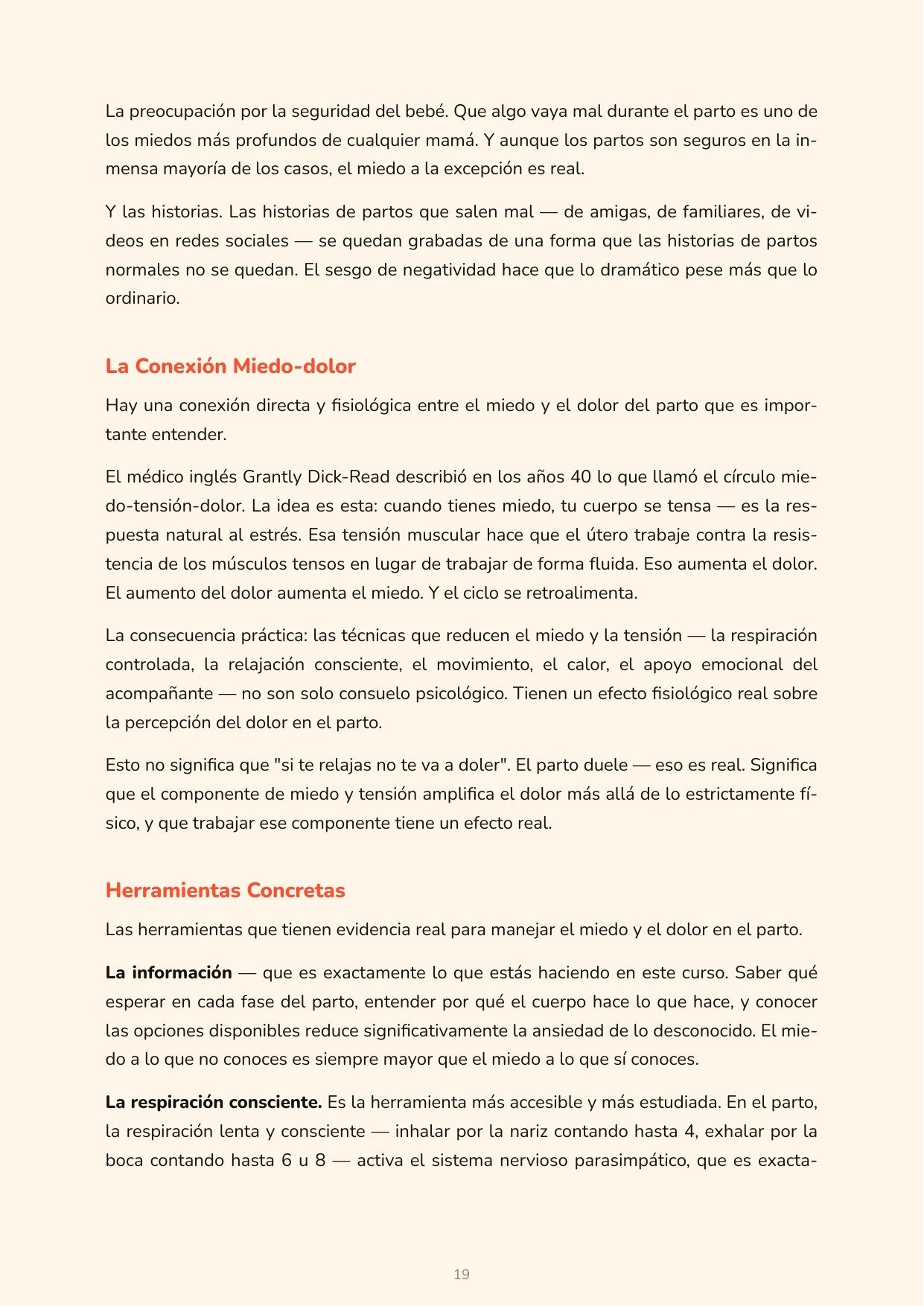 Página real miedo
