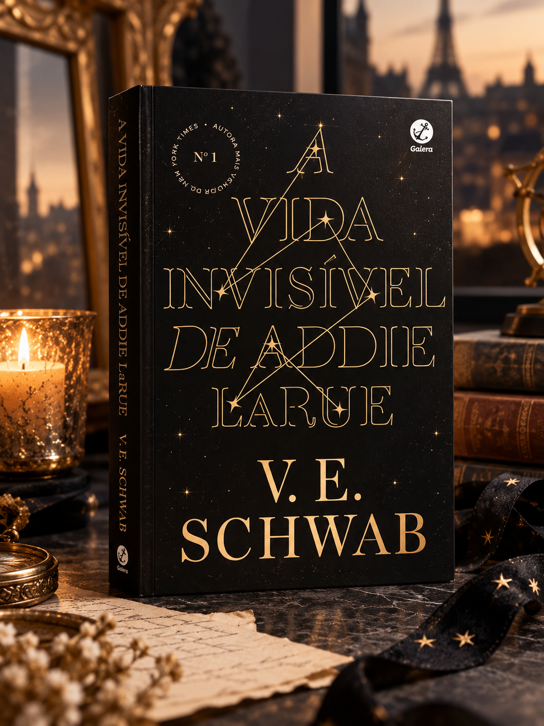 Capa do livro A Vida Invisível de Addie LaRue