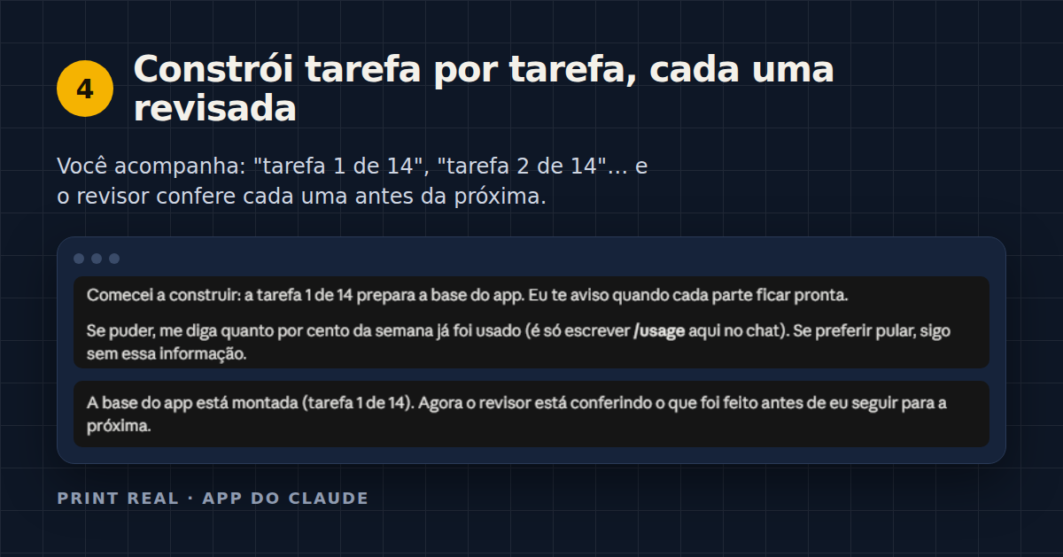 Revisando as tarefas