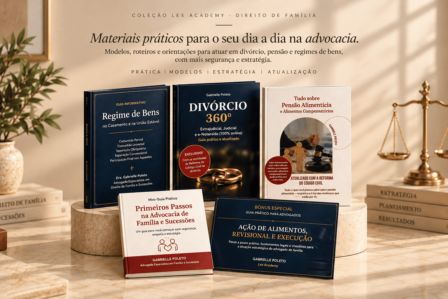 Mockup Coleção Prática de Direito de Família