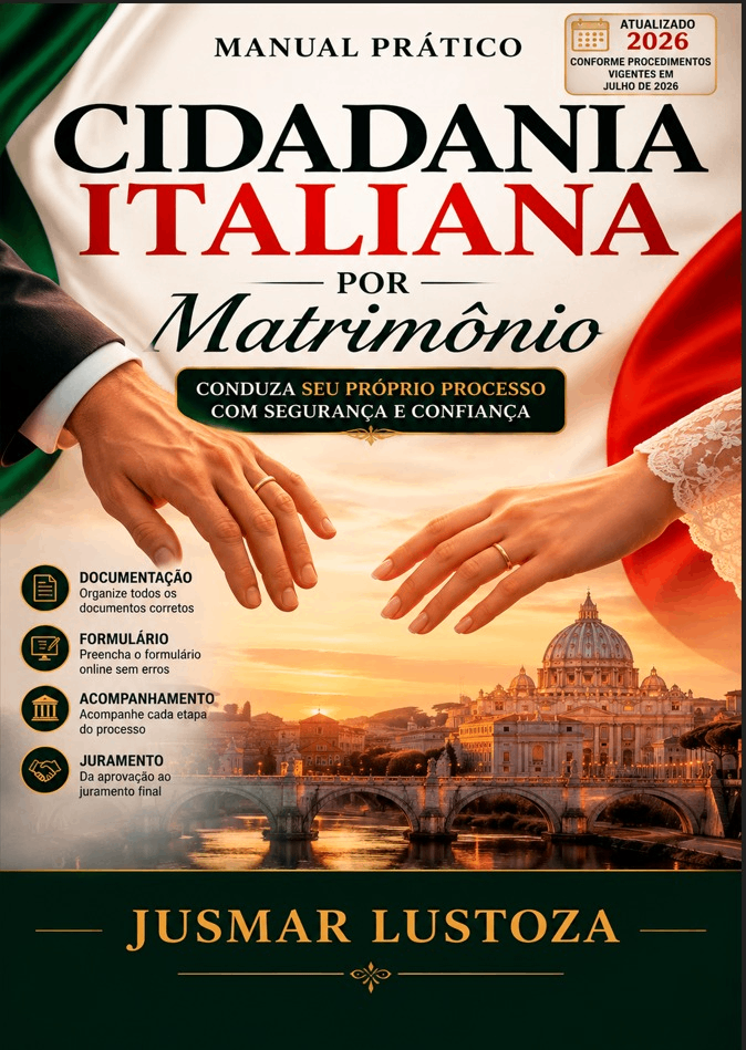 Capa Cidadania Italiana por Matrimônio – Manual Prático