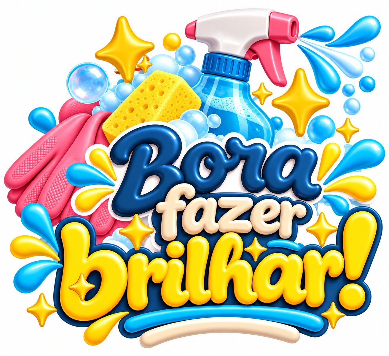 Bora fazer brilhar figurinha