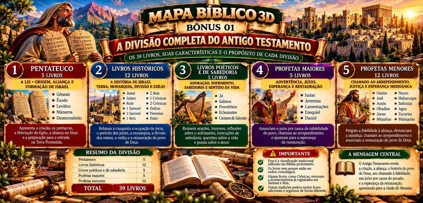 Divisão Completa do Antigo Testamento