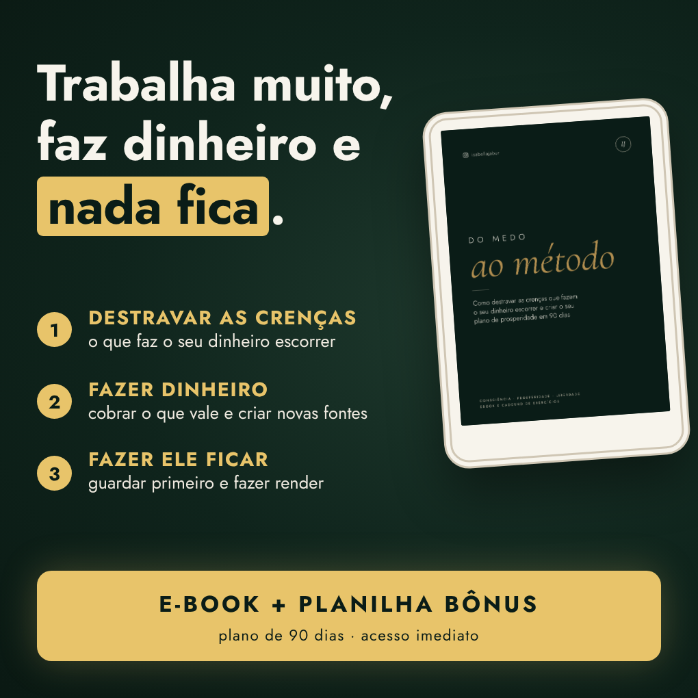 Capa do E-book Do Medo ao Método