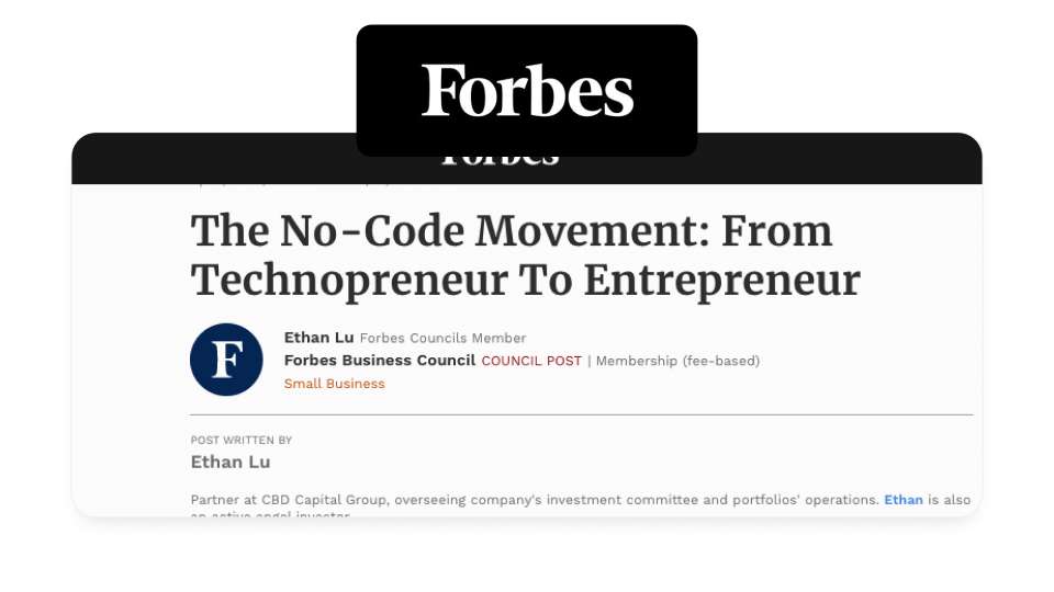 forbes nocode