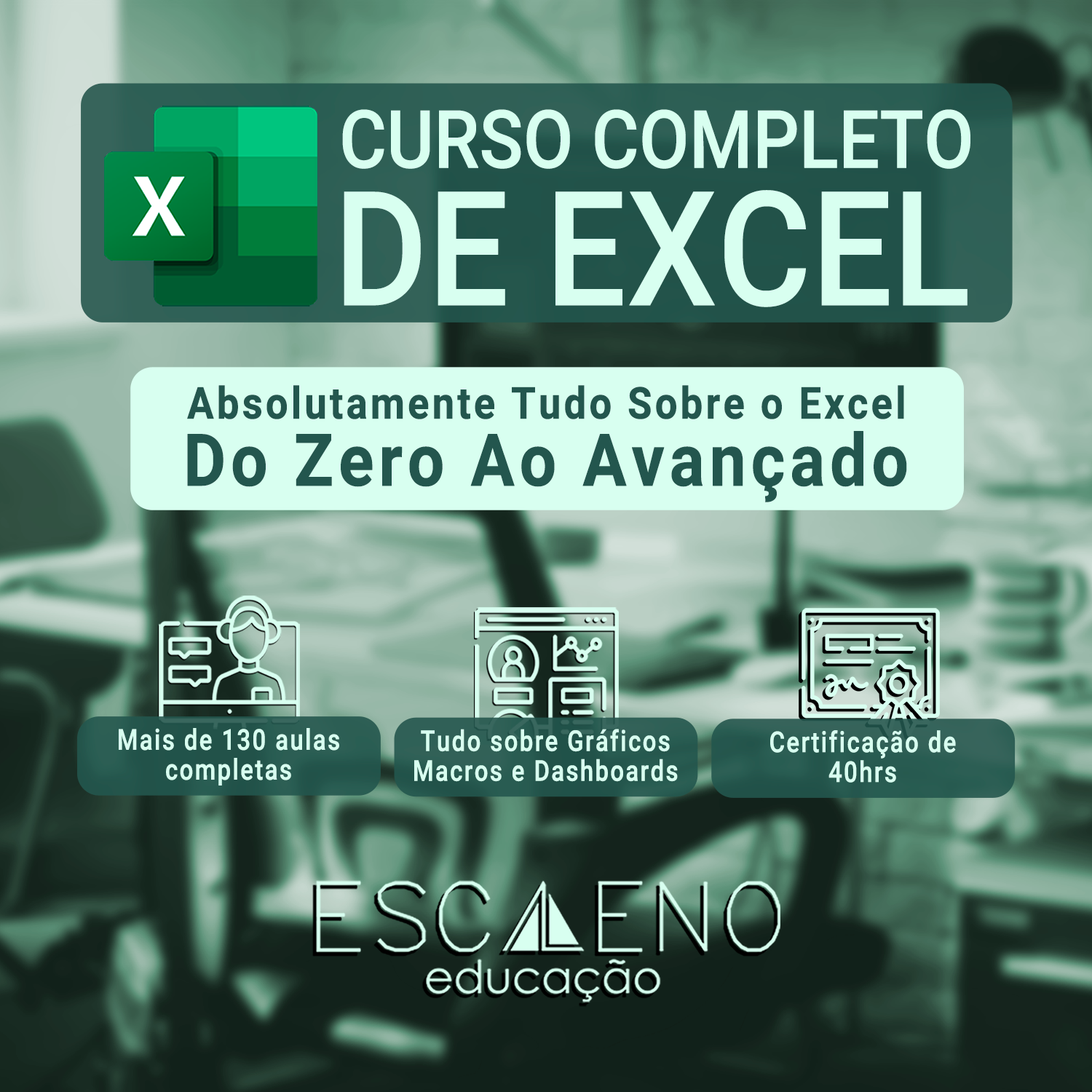 Imagem do Produto Curso de Excel Completo - Escaleno Educação